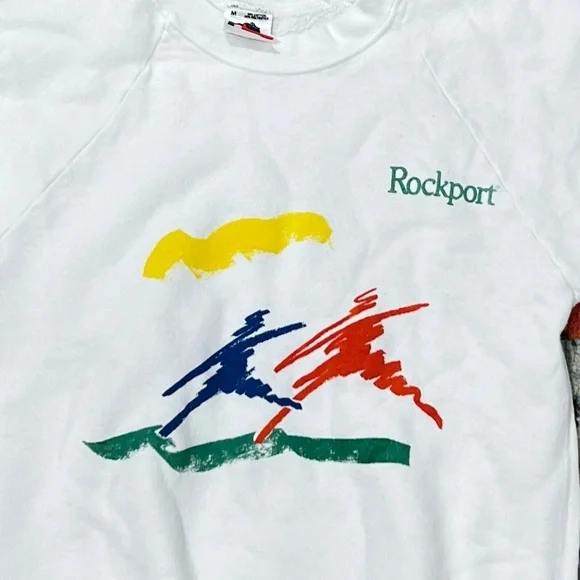 Vintage 1980s Rockport Massachusetts 80s Travel Destination Sweatshirt